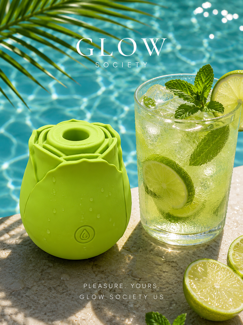 Rose adult toy for women- Glow pleasure rose
