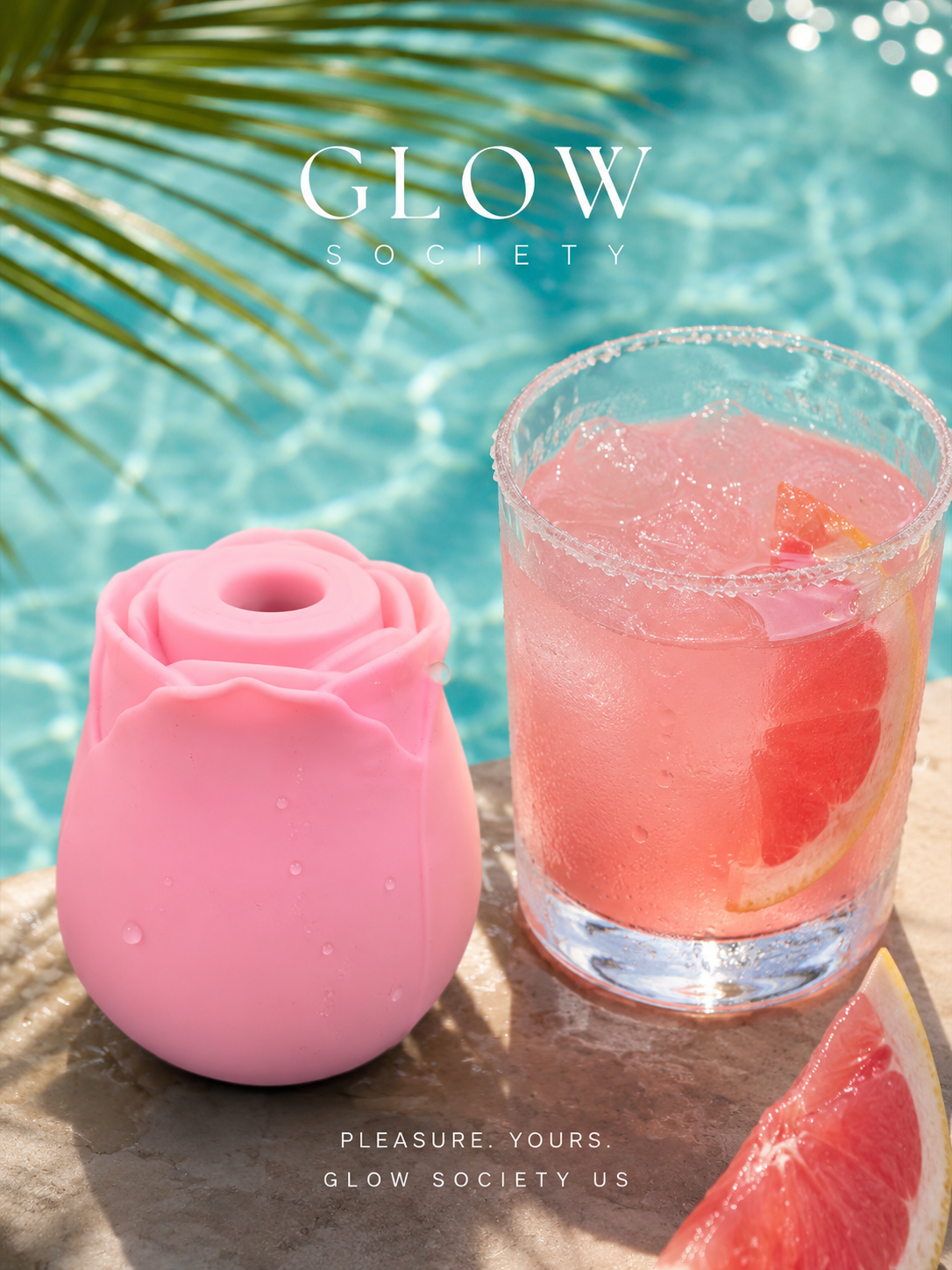 Rose adult toy for women- Glow pleasure rose